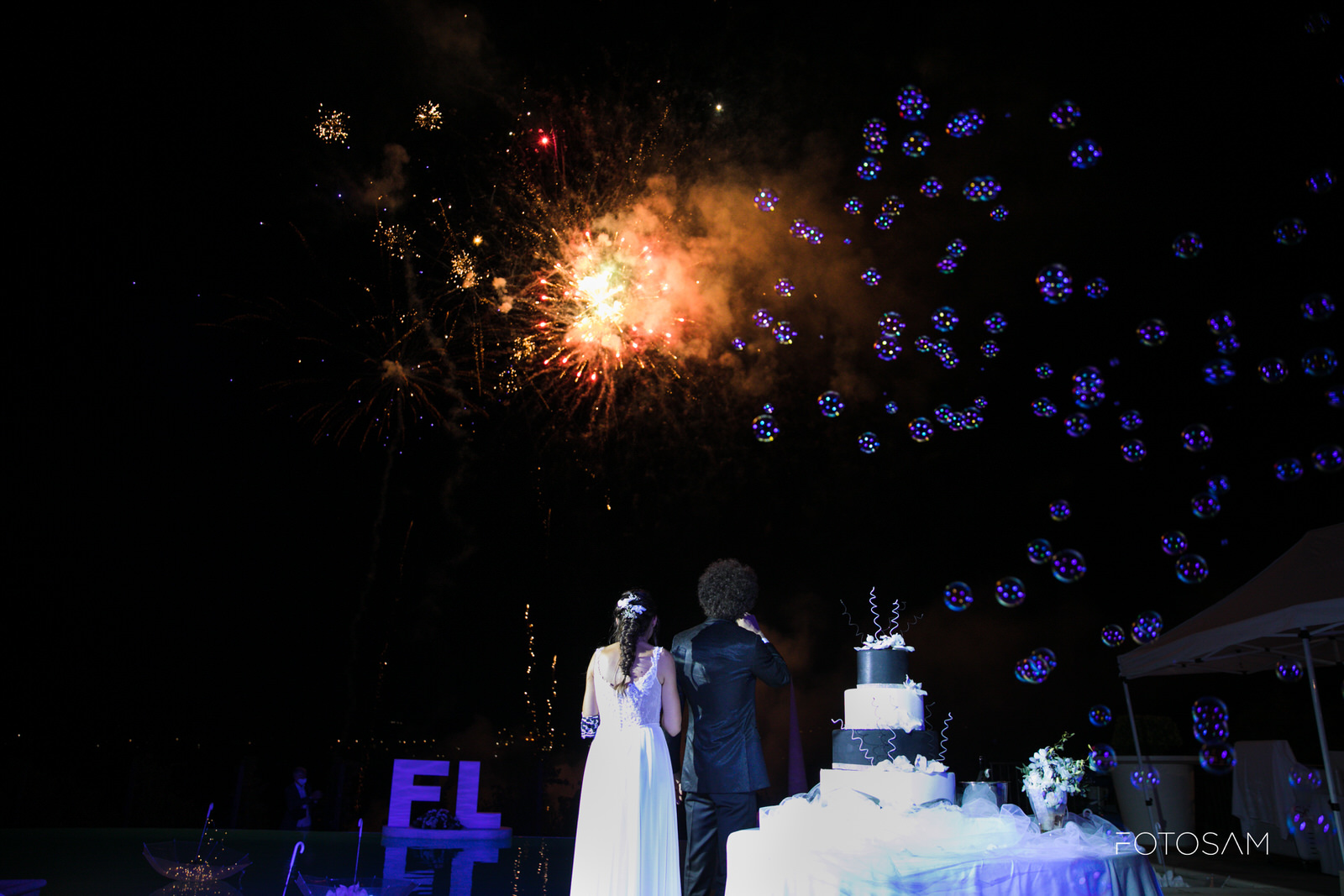 Fuochi artificiali a Cantina Langelina