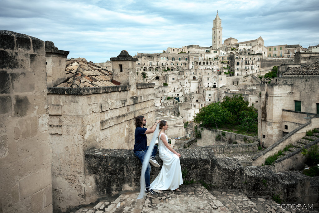 Preparativi della sposa a Matera