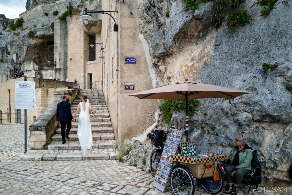 Passeggiata romantica tra i Sassi, nel cuore storico di Matera.