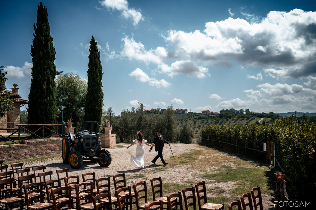 Matrimonio industriale tra le colline marchigiane