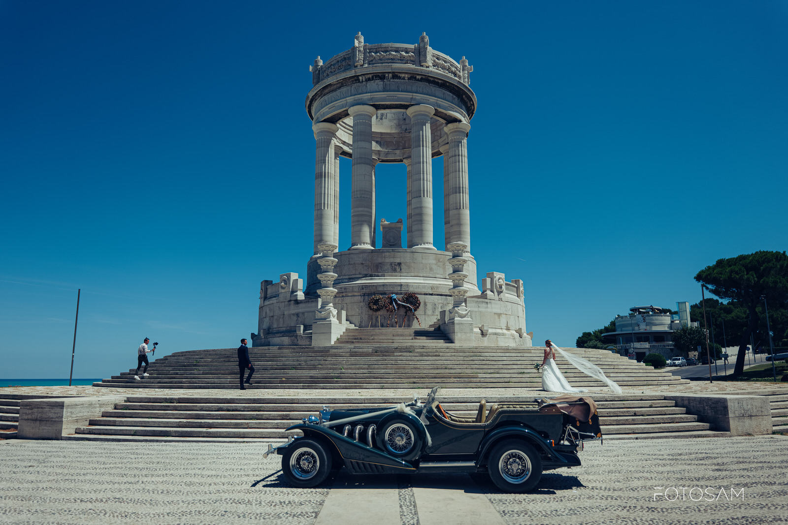 matrimonio in auto d'epoca al passetto di Ancona